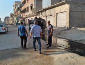 استمرار أعمال الرصف بشوارع مدينة العريش بشمال سيناء