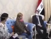 فيديو.. أول ظهور للمواطنة الألمانية المختطفة فى العراق بعد تحريرها