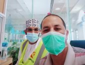 جيشنا الأبيض فى كل مكان.. "شعبان" على خط مواجهة كورونا خارج مصر