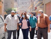 جولة لمنال عوض بمدينة دمياط لمتابعة إجراءات تلقى طلبات وسداد رسوم التصالح 