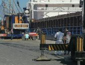 ميناء الإسكندرية يواصل تطهير وتعقيم السفن والأرصفة لمواجهة كورونا