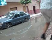 سكان حى السلام بالإسماعيلية يشكون من غرق المنطقة بمياه الصرف الصحى