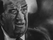 يوسف زكى يشارك صحافة المواطن برسومات فنية لصور الفنانين