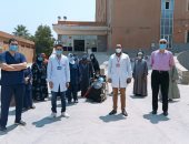 تعافى 15 حالة جديدة من فيروس كورونا بمستشفى الواسطى المركزى