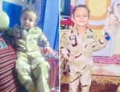 كلنا جيش مصر.. "أب" يشارك صورة أولاده "كيرلس" و"كيفن" بالزى العسكرى