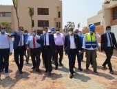 رئيس جامعة عين شمس يتفقد أعمال التطوير ورفع الكفاءة بالمدن الجامعية وملحقاتها