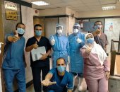 تعافى 75 حالة شفاء من كورونا بمستشفى العزل الجامعى بالمنيا الجديدة (صور)