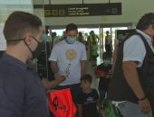 ميسي يعود لبرشلونة بعد عطلة قصيرة استعدادًا لدوري الأبطال.. صور