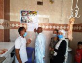 "مياه الفيوم" تواصل حملاتها التوعوية على محلات الجزارة بطامية وسنورس