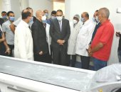 محافظ الشرقية يشهد تشغيل جهاز الأشعة المقطعية بمستشفى بلبيس المركزى