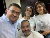 فركش "مش أنا".. حلا شيحة مع ماجد الكدوانى فى آخر يوم تصوير للفيلم