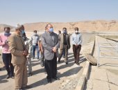 محافظ أسيوط يتفقد محطة معالجة الصرف بالحبايشة ضمن مشروع صرف البدارى وساحل سليم
