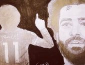 "السيد" يشارك برسومات فنية وبورترية تجسد حبه لـ"محمد صلاح"