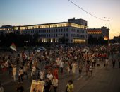 صور.. مظاهرات فى بلغاريا للمطالبة باستقالة الحكومة