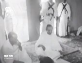 فيديو نادر يجمع الملك فيصل مع الملكين عبدالله وخالد أثناء تأدية مناسك الحج