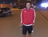 إبراهيم عادل مدافع المقاولون يجرى جراحة الصليبى الأحد المقبل