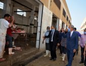 محافظ القليوبية يتفقد مجزر كفر سعد وكورنيش النيل ببنها في أول أيام عيد الأضحى