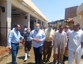 نائب محافظ الجيزة يتفقد مجزر أوسيم ومستودع أنابيب البوتاجاز 