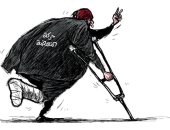 كاريكاتير صحيفة سعودية.. حركة النهضة فى تونس تتجاهل الواقع
