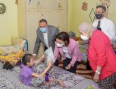محافظ الإسكندرية يزور قرية الموحدين لرعاية الأيتام وذوي الهمم لتهنئتهم بالعيد