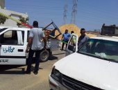 حملات مكبرة لإزالة الإشغالات والتعديات وغلق وتشميع مقهى ببورسعيد.. صور