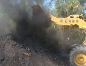 إزالة 3 مكامير فحم مخالفة على مساحة 450 مترا فى دمياط