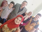 الثانى مكرر بالثانوية العامة من القليوبية: أغمى عليا عندما سمعت اسمي..فيديو