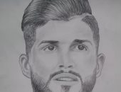 "ريمون" طالب الفنون الجميلة يشارك بمجموعة رسومات فنية بالقلم الرصاص