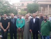 أحمد دياب في زيارة لأبو النمرس:أهالى الجيزة سيضربون أروع الأمثلة في الاقبال على التصويت