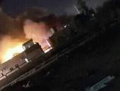  صور.. حريق ضخم بمطار مصراتة الدولى بليبيا دون أنباء عن خسائر بشرية