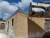 إزالة أبنية مخالفة على مساحة 600 متر بالعامرية غرب الإسكندرية