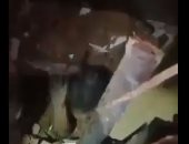 لحظة إنقاذ طفلة من تحت الأنقاض بعد 24 ساعة من انفجار بيروت.. فيديو
