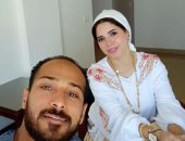 زوجة وليد سليمان فى أحدث ظهور لها بالحجاب.. ونجم الأهلى: حياتى أنا ..صورة