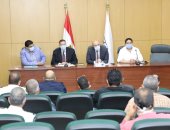 محافظ بنى سويف يتابع استعدادات الأجهزة التنفيذية لانتخابات مجلس الشيوخ