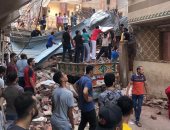 انهيار منزل من 5 طوابق بمنطقة الرجبى بالمحلة والدفع بقوات الإنقاذ.. صور وفيديو