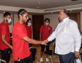 " مصيلحى" يجتمع بلاعبى الاتحاد لتحفيزهم قبل موقعة الزمالك