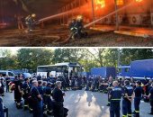 صور.. العالم هذا المساء.. الرئيس الفرنسى ماكرون يزور موقع انفجار بيروت.. اندلاع حريق بمحطة قطار الحرمين فى السعودية.. وهيروشيما اليابانية تحيى ذكرى مرور 75 عاما على ضربها بقنبلة نووية أمريكية