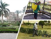 محافظة القاهرة تستغل غلق الحدائق لتجديدها بالكامل.. صيانة 300حديقة وإعادة تأهيلها.. هيئة النظافة تعيد 30حديقة متميزة للحياة وتجدد الأسوار والمقاعد.. والمحافظة تخصص مبالغ مالية لتغطية النفقات ورواتب العمال..صور