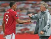 سولشاير: مارسيال وعدنى أنه سيسجل لذا قررت الاحتفال معه