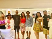 اضحك للصورة تطلع حلوة.. يسرا وإلهام شاهين وآسر ياسين وعبير صبري برفقة بوسي شلبي