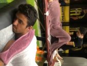 طاهر محمد طاهر يستعين بالفوطة النارية استعداداً لمباراة سموحة في الدوري