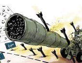 كاريكاتير صحيفة سعودية.. طيران مجهول يقصف ميليشيات إيران في سوريا