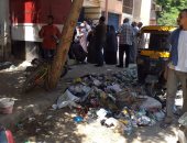 تراكم القمامة بجوار تأمينات مساكن عثمان بعزبة النخل الشرقية ومطالب برفعها