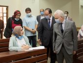 نائب رئيس جامعة طنطا يتفقد امتحانات الدراسات العليا بـكلية التربية النوعية
