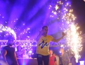 صور.. أحمد شيبة وشاكوش يظهران في حفل بالساحل الشمالى