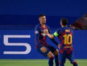 لينجليت يفتتح أهداف برشلونة ضد نابولى فى الدقيقة 10.. فيديو