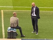 جوارديولا يكشف تفاصيل حواره مع زيدان بعد قمة مانشستر سيتي ضد ريال مدريد