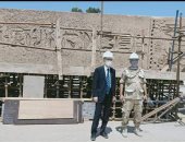 السفير اليابانى يزور المتحف الكبير ويبحث مشاركة بلاده فى حفل الافتتاح.. صور