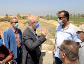 محافظ بنى سويف يتفقد مشروع إعادة تأهيل مخر سيل سنور بشرق النيل.. صور