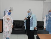 رئيس جامعة قناة السويس تتفقد مركز تطوير التعليم لتنسيق طلاب الثانوية العامة